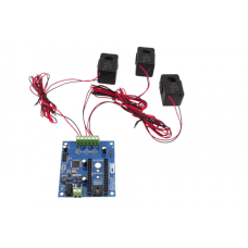 3-Channel Off-Board 98% Accuracy 100-Amp AC Current Monitor with IoT Interface